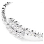 Mesmera set Set (3), Marquise cut, White, Rhodium plated